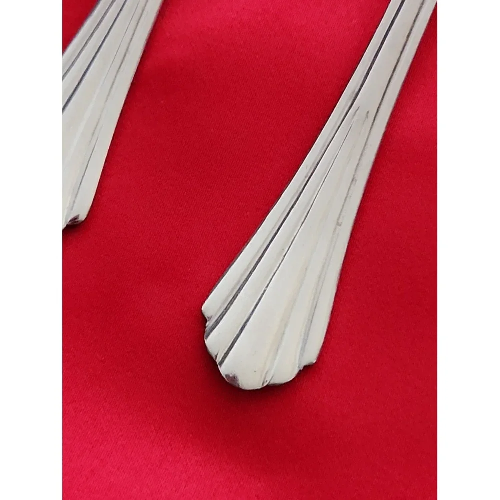 6 ONEIDA DUBLIN Stainless Flatware Lot 4 Salad Forks 2 Dinner Forks Retired